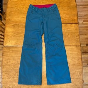 North Face Teal Snowpants